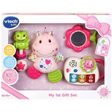 Подаръчен комплект играчки за бебе Vtech - Розов