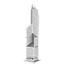 3D метален пъзел Tronico - Кулата на банка в Китай, Хонг Конг -1