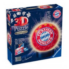 3D Пъзел Ravensburger от 72 части - FC Bayern, светещ -1