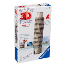 3D Пъзел Ravensburger от 54 части - Мини наклонена кула в Пиза -1