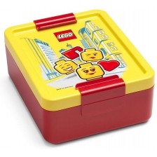 Кутия за храна Lego Wear - Iconic , червена