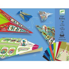 Комплект за оригами Djeco - Самолети -1