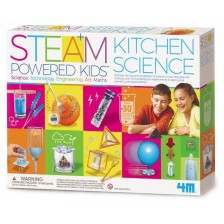 Творчески комплект 4M Steam Powered Kids - Направи си сам, Експерименти в кухнята