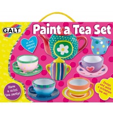 Творчески комплект за рисуване Galt - Сервиз за чай -1