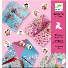 Комплект за оригами Djeco - Гадател на желанията -1