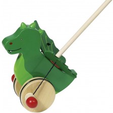 Дървена играчка за бутане Goki - Джакомо -1