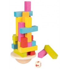 Дървена игра за балансиране Goki - Танцуваща кула