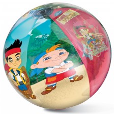 Надуваема топка Mondo - Джейк и пиратите от Невърленд, 50 cm -1