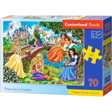 Пъзел Castorland от 70 части - Принцеси в градината -1