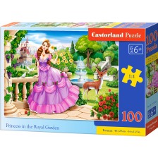 Пъзел Castorland от 100 части - Принцеса в Кралската градина -1