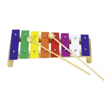 Детски музикален инструмент Goki - Ксилофон, среден -1