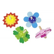Детска играчка Goki - Пумпал, цветя, асортимент -1