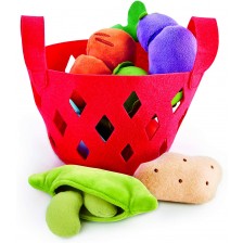 Игрален комплект Hape - Кошница със зеленчуци