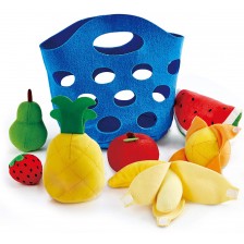 Игрален комплект Hape - Кошница с плодове