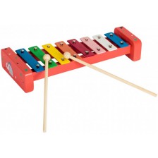 Дървена музикална играчка Pino - Ксилофон Слонче, в кутия