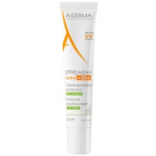 A-Derma Epitheliale A.H. Защитаващ възстановяващ крем с UV Ultra, SPF 50+, 40 ml