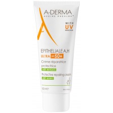 A-Derma Epitheliale A.H. Защитаващ възстановяващ крем с UV Ultra, SPF50+, 100 ml -1