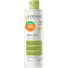 A-Derma Biology Мицеларна вода, 400 ml (Лимитирано) -1