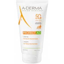 A-Derma Protect Слънцезащитен крем AD, SPF50+, 150 ml -1