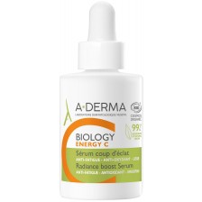 A-Derma Biology Energy C Озаряващ бустер серум, 30 ml -1
