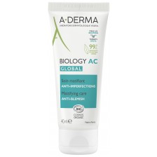 A-Derma Biology-AC Global Пълна грижа срещу несъвършенства, 40 ml