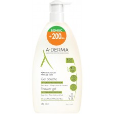 A-Derma Essentiel Care Хидратиращ защитен душ гел, 750 ml
