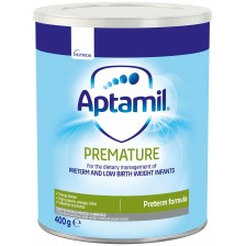 Адаптирано мляко за недоносени деца Aptamil - Premature, 400 g