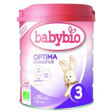 Адаптирано мляко Babybio - Optima 3, 800 g -1