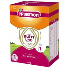 Адаптирано мляко Plasmon - Nutru-Uno 1, 700 g 