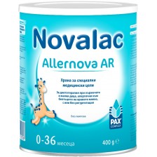 Адаптирано мляко Novalac - Allernova AR, 400 g -1