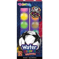 Акварелни бои Colorino - Football, 12 цвята