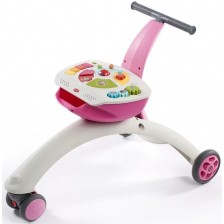 Активно-двигателна играчка 5 в 1 Tiny Love - Walk Behind & Ride-on, розова -1