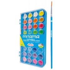 Акварелни бои Mitama - 36 цвята, измиващи се