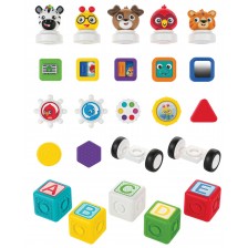 Активна играчка Baby Einstein - Кубчета, Connect & Create, 24 части -1
