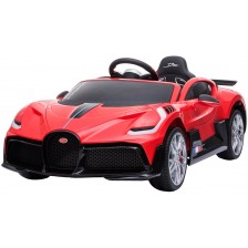 Акумулаторна кола KikkaBoo - Licensed Bugatti Divo, червена -1