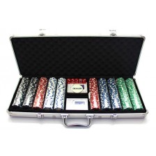 Алуминиево куфарче Foxy Trade, с 500 покер чипа -1