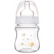 Антиколик шише Canpol - Newborn Baby, 120 ml, бежово