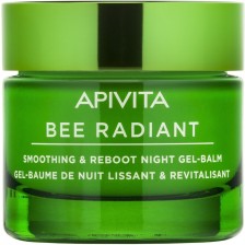 Apivita Bee Radiant Изглаждащ и детоксикиращ нощен гел-балсам, 50 ml -1