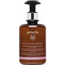Apivita Face Cleansing Мицеларна вода, роза и мед, 300 ml -1