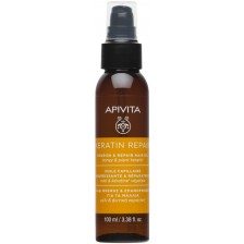 Apivita Keratin Repair Подхранващо и възстановяващо олио за коса, 100 ml -1