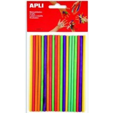 Кръгли дървени пръчици APLI - Цветни