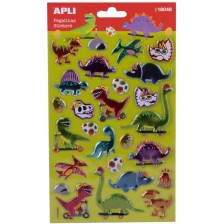 Обемни стикери APLI - Динозаври, 26 броя
