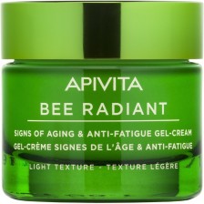 Apivita Bee Radiant Гел-крем против стареене и признаци на умора, 50 ml