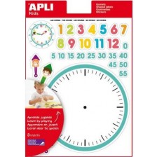 Обучителни стикери APLI - Часовникът