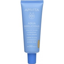 Apivita Aqua Beelicious Тониран хидратиращ флуид за лице, SPF30, 40 ml -1