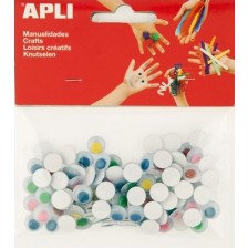 Мърдащи очички APLI - Цветни -1