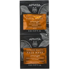 Apivita Express Beauty Маска за лице, портокал, 2 x 8 ml