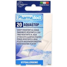 Aquastop Водонепропускливи пластири, 2 размера, 20 броя, Pharmadoct -1