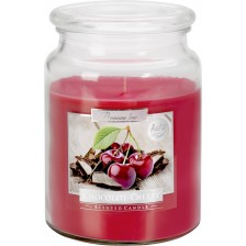 Ароматнa свещ буркан Bispol Aura - Premium line, Chocolate  & Cherry, 500 g