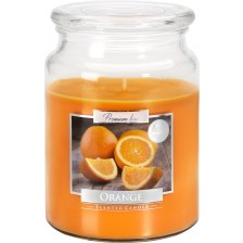 Ароматна свещ в буркан Bispol Aura - Premium line, Orange , 500 g